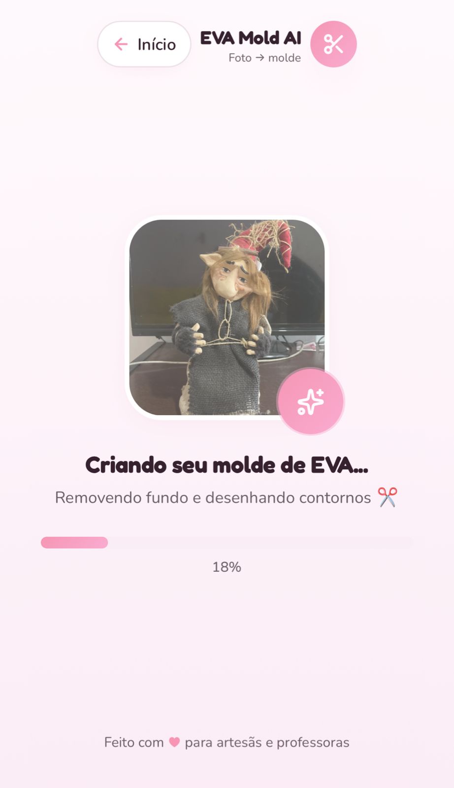 Foto enviada — Duende de pano